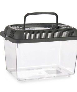 Acquario Con maniglia Grande Grigio Plastica 7 L 20 x 20 x 30 cm (8 Unità)