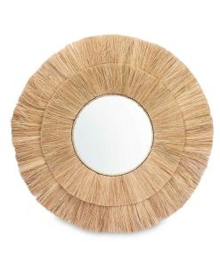 Specchio da parete Gift Decor Marrone 110 x 110 x 3 cm Cerchi