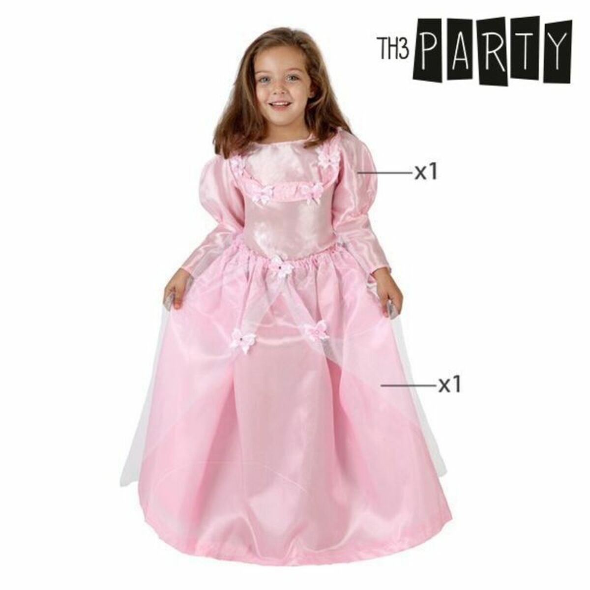 Costume per Bambini Th3 Party Rosa Fantasia (1 Pezzi) Taglia:7-9 Anni - Image 3