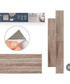 Vinile Gift Decor Parquet Grigio 24 Unità