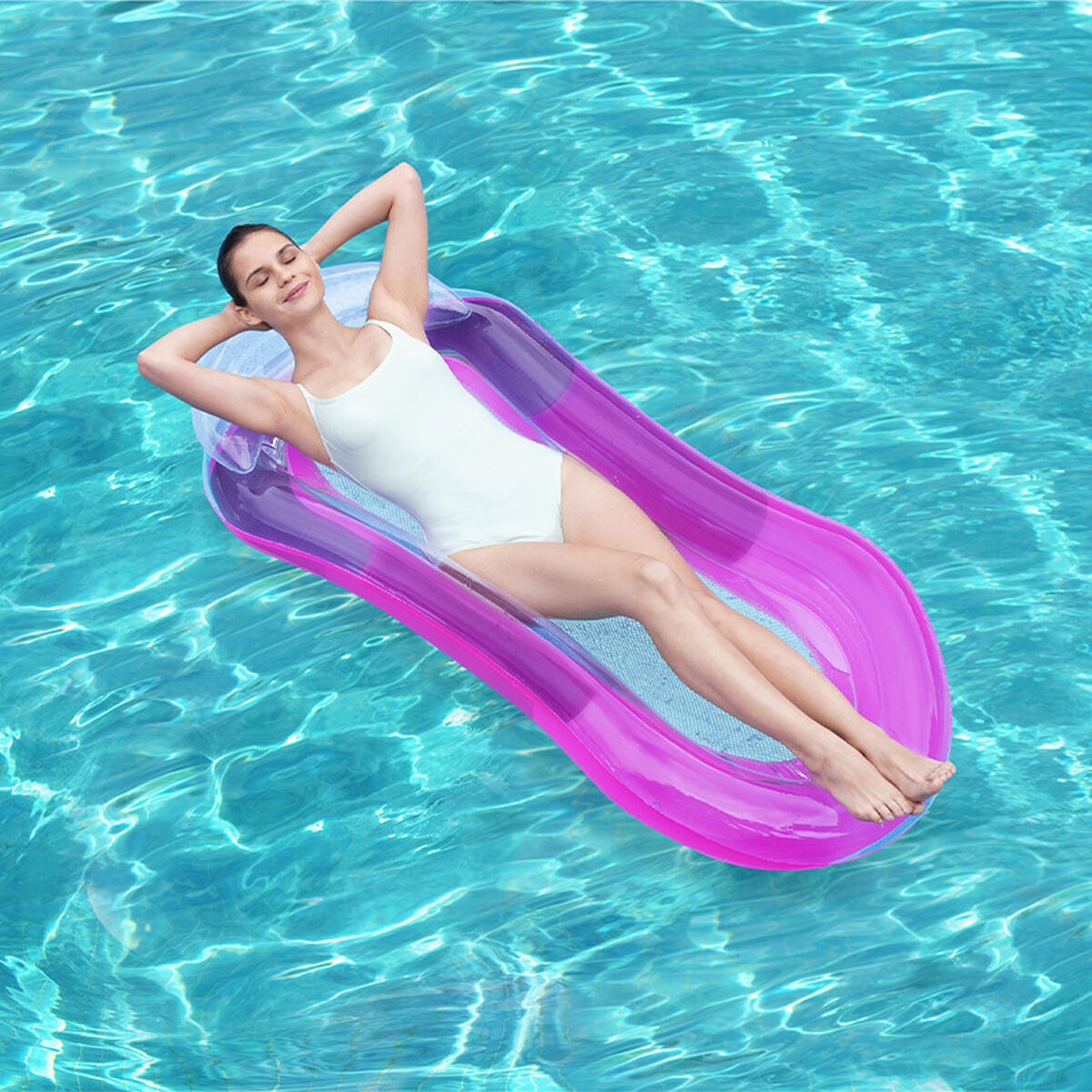 Bestway Sedia Gonfiabile Aqua Colori Assortiti 160x84 cm Spiaggia e Piscina 43103