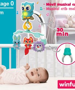 Carrillon Culla Winfun Bosco 3 in 1 31,5 x 42 x 24,5 cm Plastica (4 Unità)