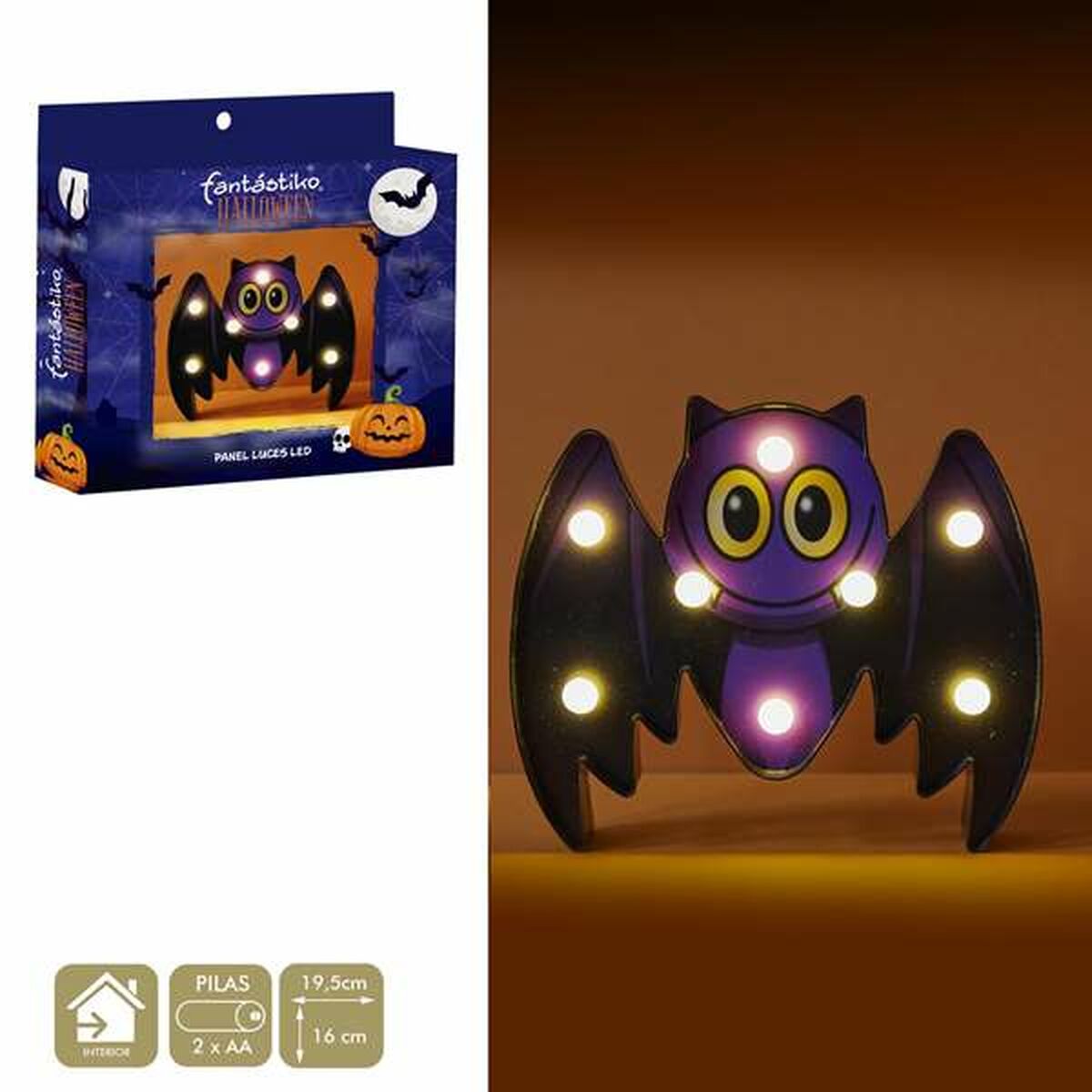 Decorazione per Halloween Juinsa Pipistrello - Image 4