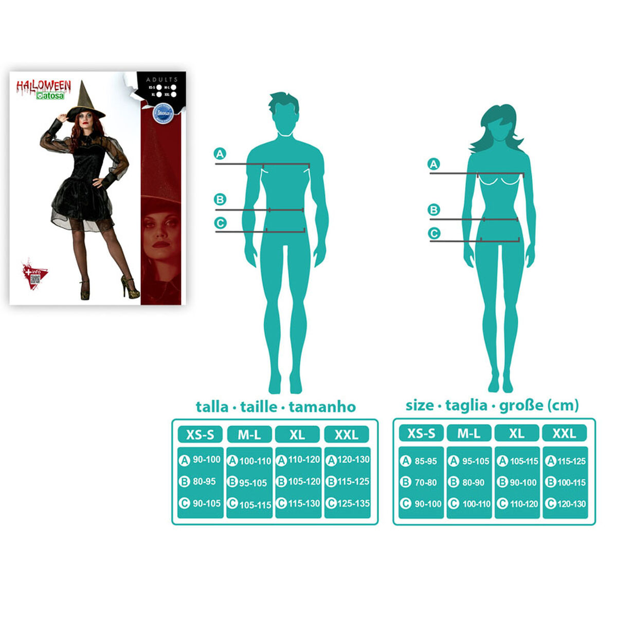 Costume per Adulti Strega XXL - Image 4