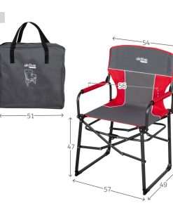 Sedia da Campeggio Pieghevole Aktive 54 x 92 x 49 cm (2 Unità)
