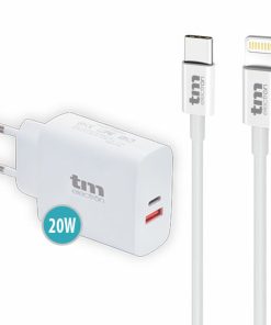 Caricabatterie da Parete TM Electron 20 W Lightning/USB-C (1 Unità)