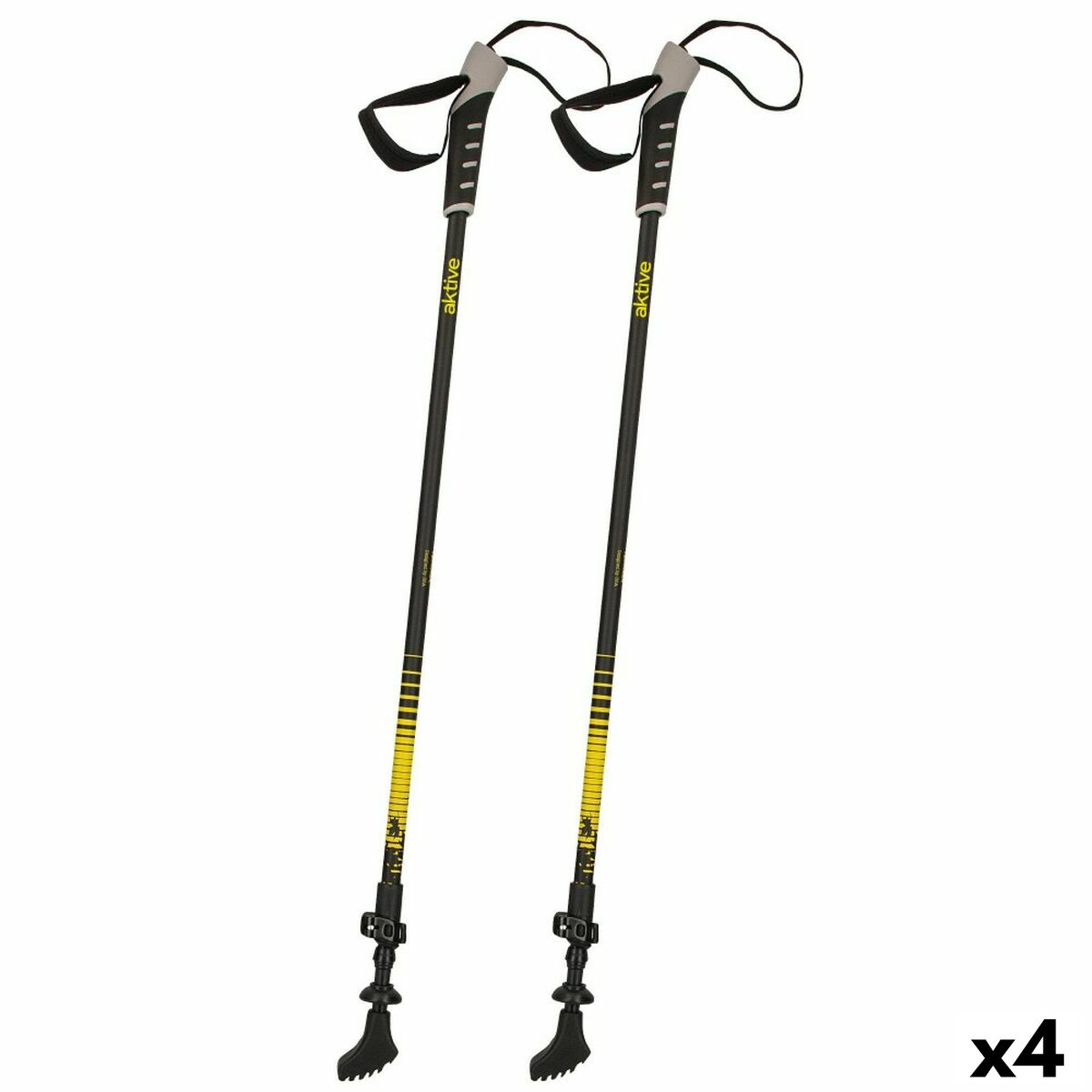 Bastone da Trekking Aktive 4,5 x 135 x 3 cm (4 Unità) - Image 5