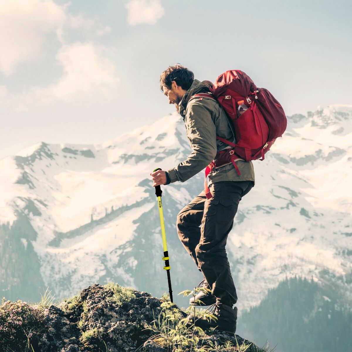 Bastone da Trekking Aktive 5 x 135 x 4 cm (6 Unità) - Image 4