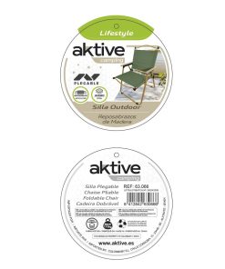 Sedia da Campeggio Pieghevole Aktive (2 Unità)