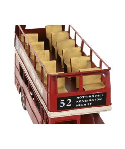 Statua Decorativa Home ESPRIT Rosso Vintage 28 x 9 x 15 cm