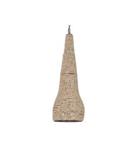 Lampadario Home ESPRIT Naturale Legno Metallo 50 W 36,5 x 36,5 x 174,5 cm