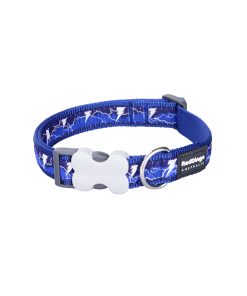 Collare per Cani Red Dingo STYLE LIGHTNING Blu Marino