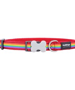 Collare per Cani Red Dingo STYLE RAINBOW 41-63 cm