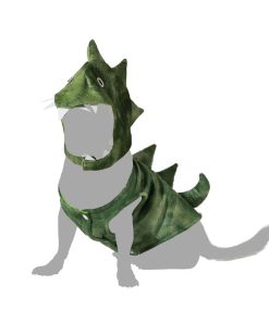 Costume per Cane Taglia L Dinosauro