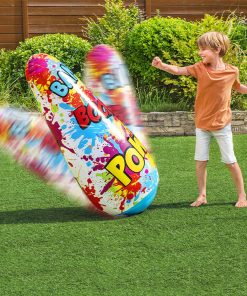 Bestway Pugile Gonfiabile Comic 119 cm +3 Anni Interno e Giardino 52630