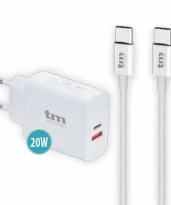 Caricabatterie da Parete TM Electron 20 W USB-C (1 Unità)