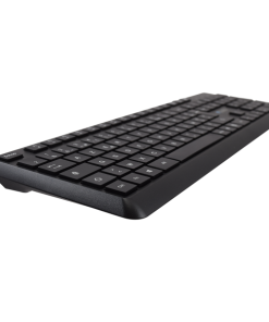 Tastiera e Mouse V7 CKU350ES Nero Qwerty in Spagnolo