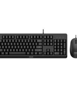 Tastiera e Mouse Philips SPT6207BL/16 Qwerty in Spagnolo