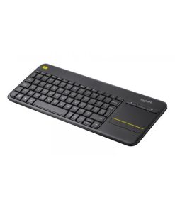 Tastiera Logitech K400 Plus Tv Nero Qwerty in Spagnolo QWERTY