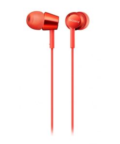 Auricolari con Microfono Sony MDR-EX155AP Rosso
