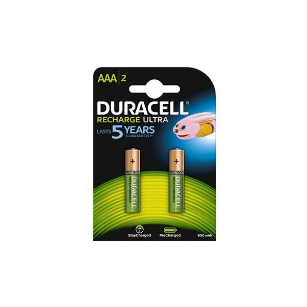 Batterie Ricaricabili DURACELL HR03 1.2 V AAA (2 Unità)