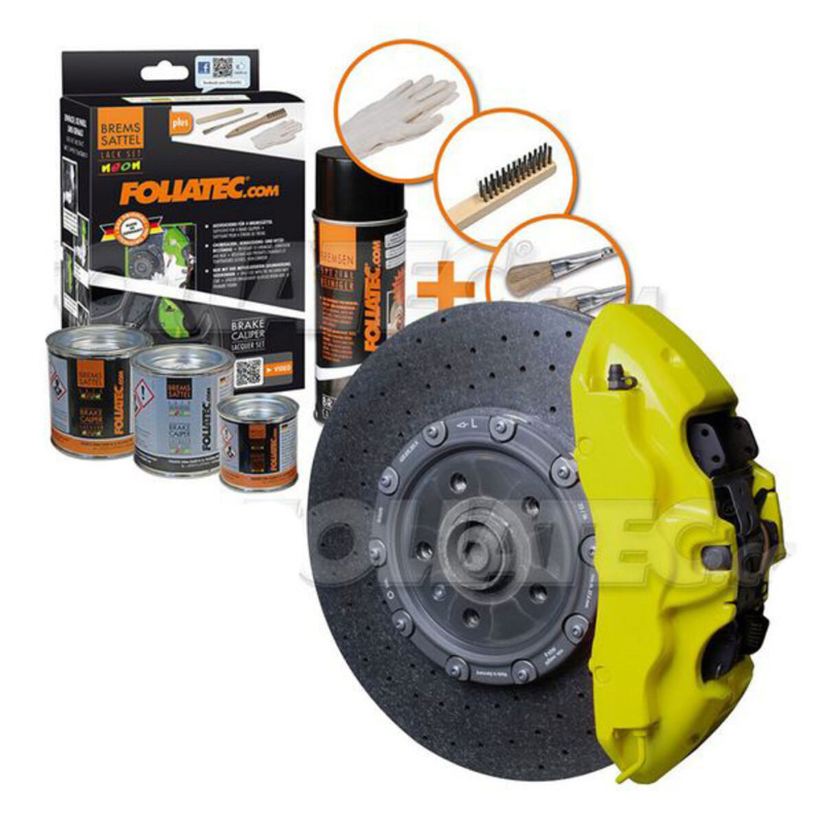 Set di colori Foliatec (4 pcs) Colore:Giallo