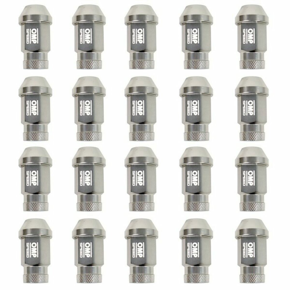 Set Dadi OMP 7075 Antracite 20 uds M14 x 1,25