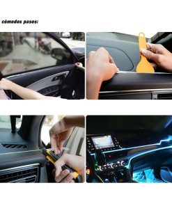 Striscia di Neon OCC Motorsport 3 m Fibra ottica