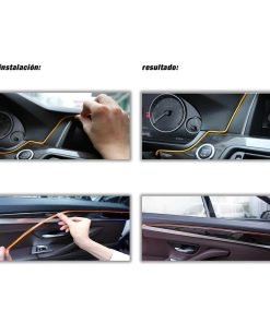 Striscia di Neon OCC Motorsport 3 m Fibra ottica