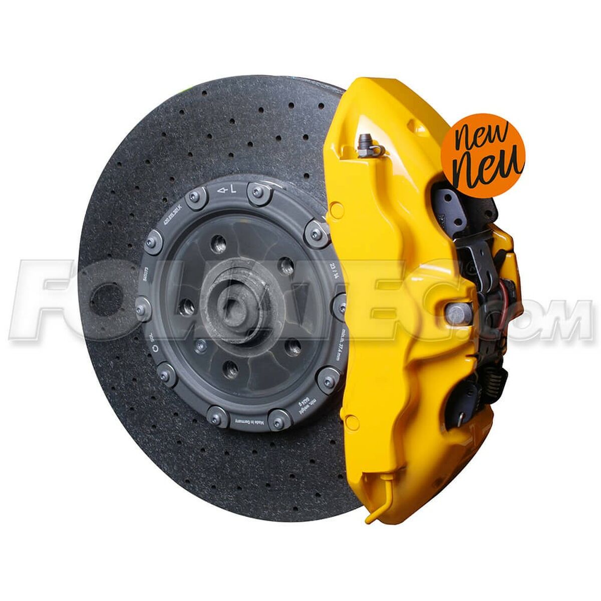 Set di colori Foliatec FO2195 Pinze dei Freni Giallo