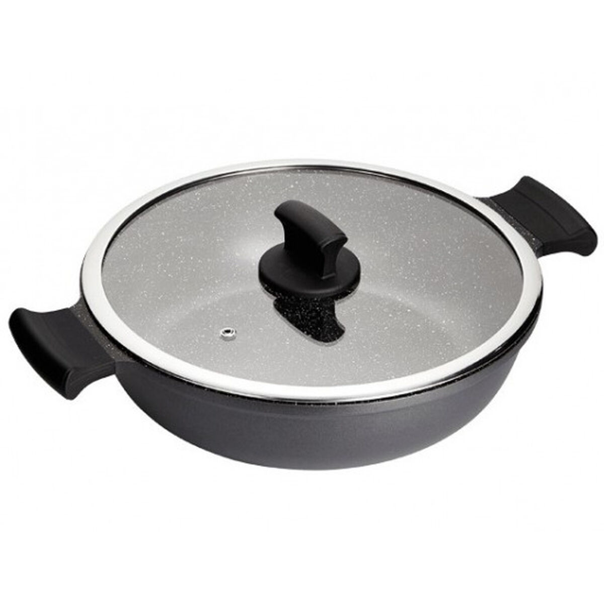 Casseruola con coperchio Inoxibar ABSOLUT Grigio Ø 32 cm