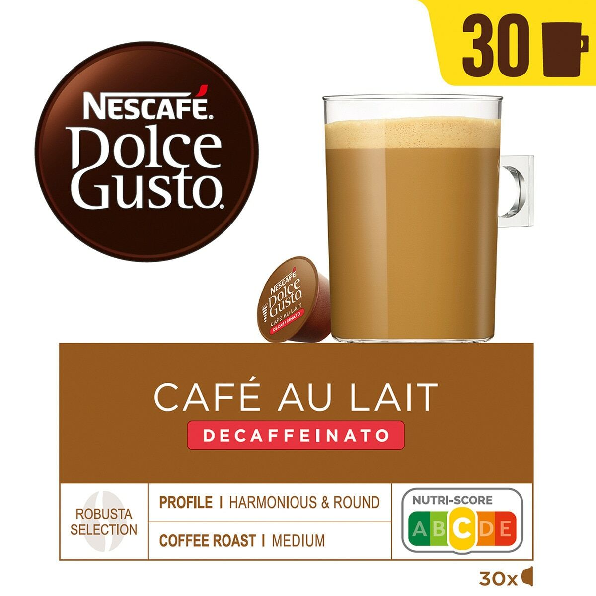 Capsule di caffè Nestlé AULAIT DESCAF