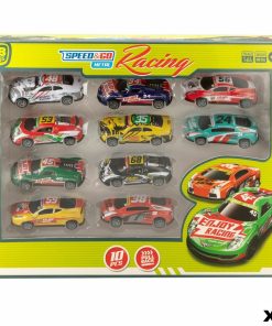 Playset di Veicoli Speed & Go 8 x 2,2 x 3,6 cm (6 Unità)