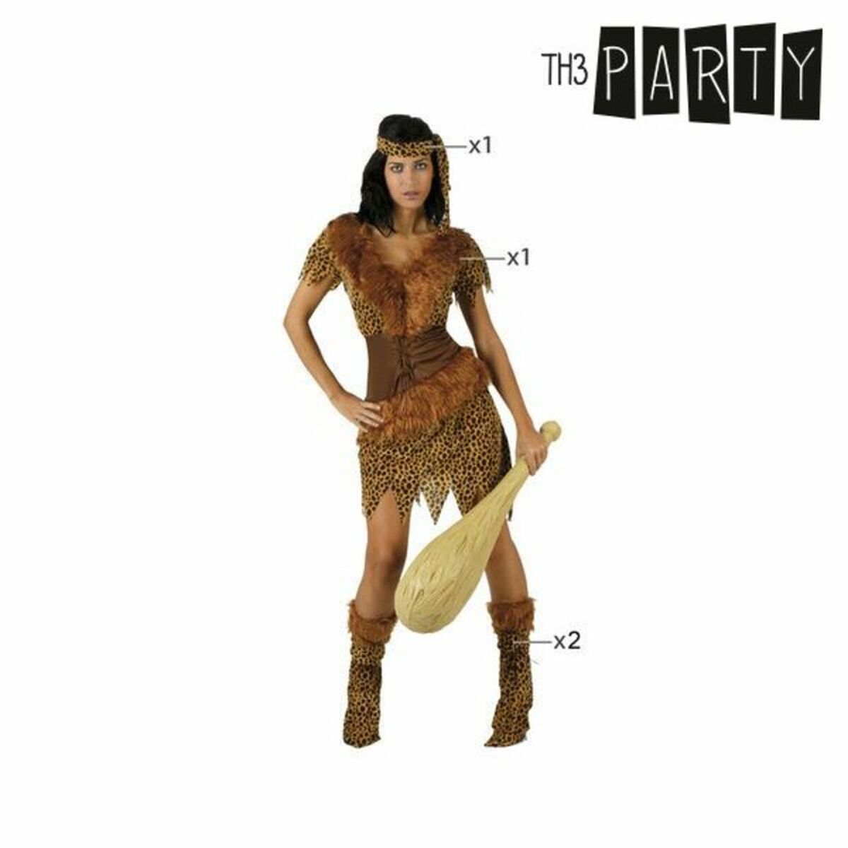 Costume per Adulti Th3 Party Marrone (3 Pezzi) Taglia:XL - Image 6