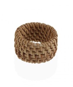 Anello portatovagliolo Versa Marrone Rattan 5 x 3 x 5 cm