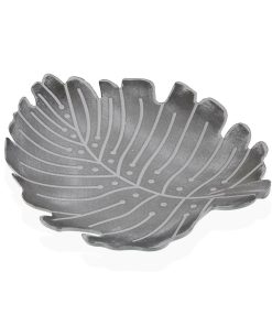 Centrotavola Versa Foglio Grigio 28 x 3,5 x 33 cm