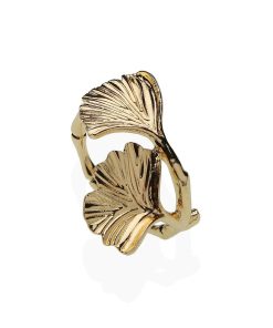Anello portatovagliolo Versa Dorato Metallo Lega di Zinco 4 x 4,5 x 5,5 cm