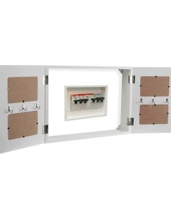 Armadietto portachiavi Versa Wte 8 x 33 x 46 cm Bianco