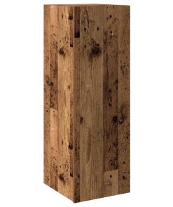 vidaXL Conjunto de mueble de TV 8 piezas montado la pared madera vieja