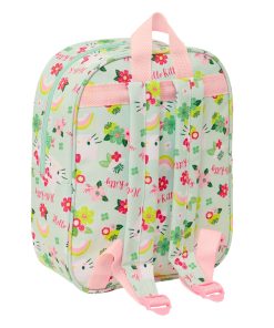 Zaino Scuola Hello Kitty Verde Rosa 22 x 27 x 10 cm 3D