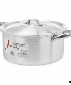 Casseruola con coperchio Kinvara Argentato 4 L 31 x 13 x 24 cm 24 x 13 x 31 cm (10 Unità)