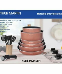 Batteria da Cucina Arthur Martin   20 Pezzi