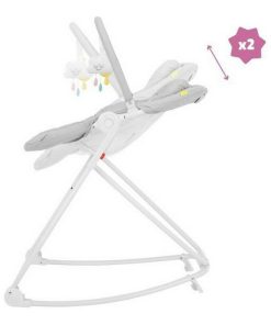 Amaca per Neonati Badabulle Compact'up High Grigio