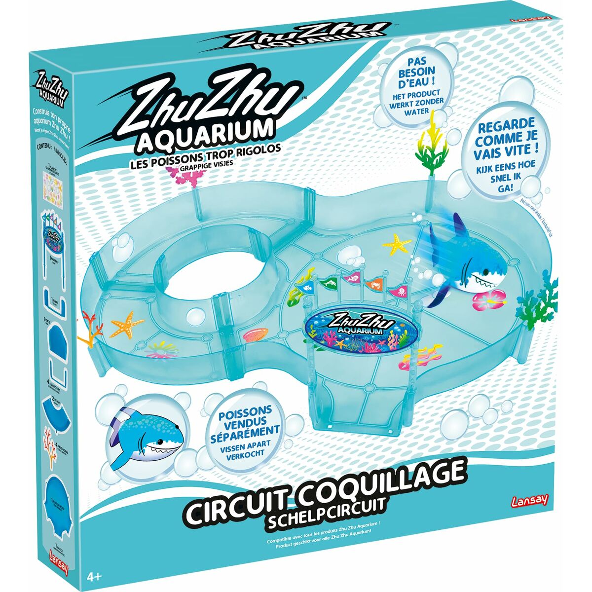 Acquario Lansay Circuit Coquillage Zhu Zhu Aquarium