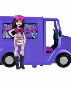 Bambolotto Bebè con Accessori Monster High Tour Bus Rock Sang-sationnel