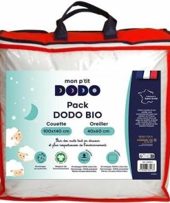 Piumino P'TIT DODO 100 x 140 cm Bianco 2 Pezzi