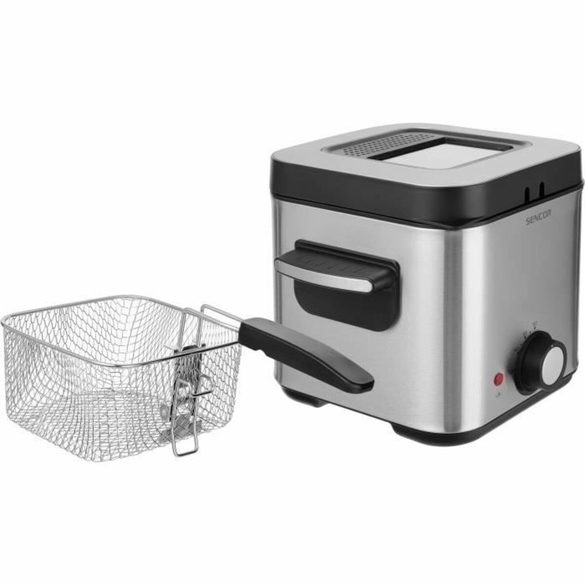 Friggitrice ad Aria Sencor SFR 6200SS Nero 900 W 1,5 L