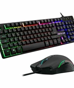 Tastiera e Mouse The G-Lab PACK-WL-PC-BK