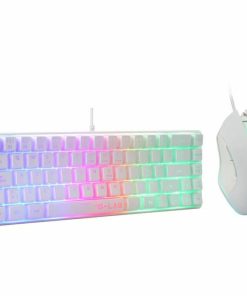 Tastiera e Mouse The G-Lab COMBO-HYDRO Bianco