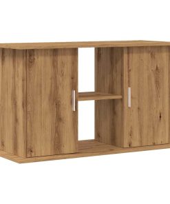 vidaXL Soporte de acuario madera ingeniería roble artisan 101x41x58 cm